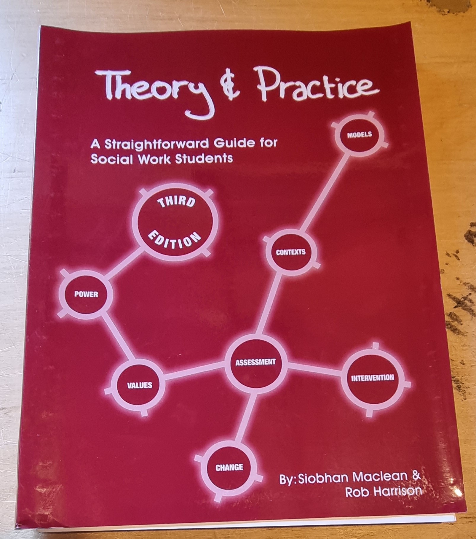 Theory and Practice: A Straightforward Guide for Social Work Students- dented corners - special offer £10.00